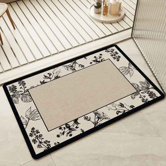 Bathroom Diatomite Mat – Super Absorbent, Anti-Slip