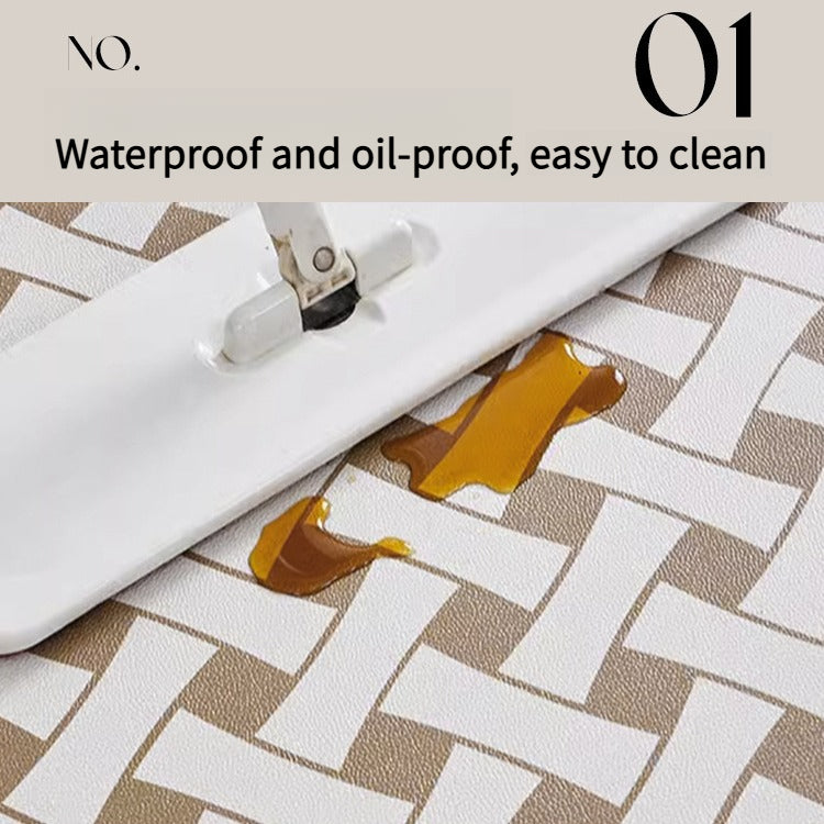 Waterproof & Non-Slip PVC Kitchen Floor Mat – Full Coverage, Easy to Clean