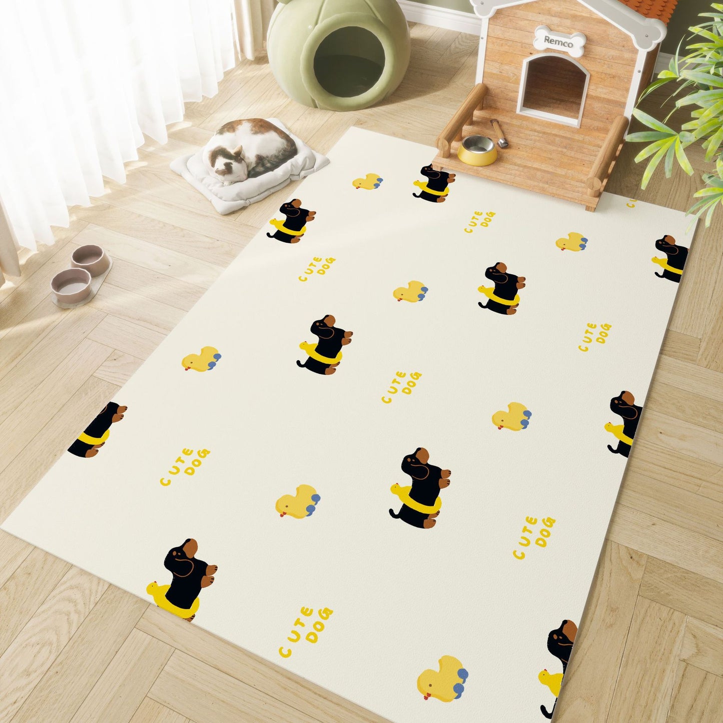 Waterproof pet mat-leather anti-slip pad for Cats & Dogs