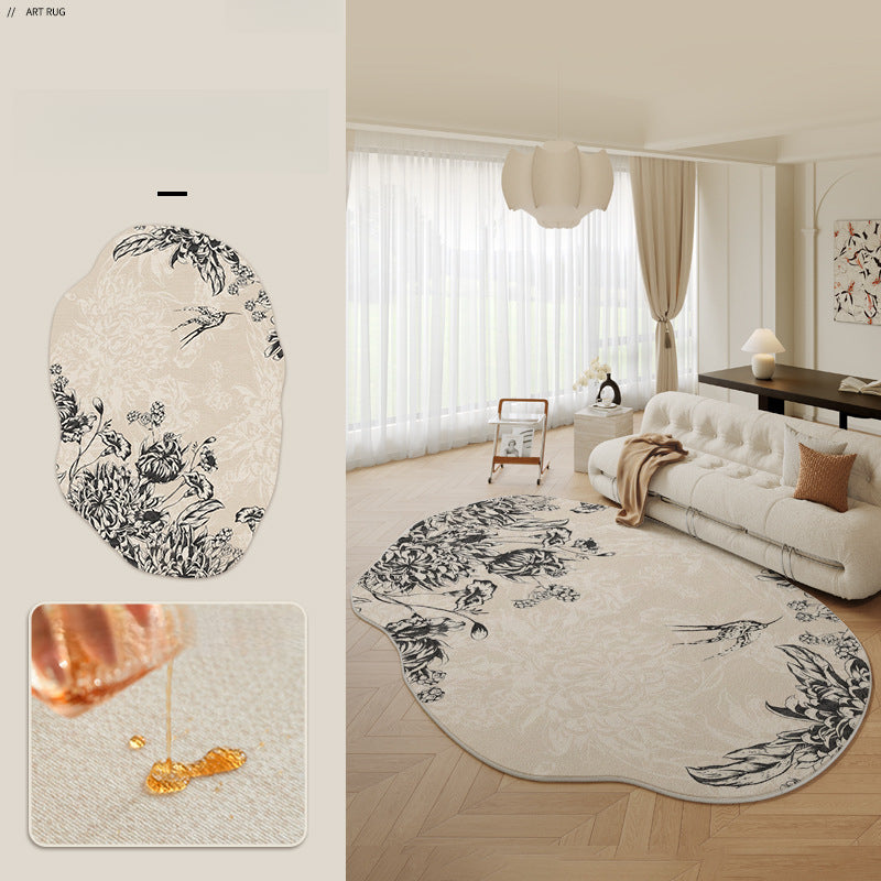 2025 French Retro Rug – Stain-Resistant, Easy-Care Rug