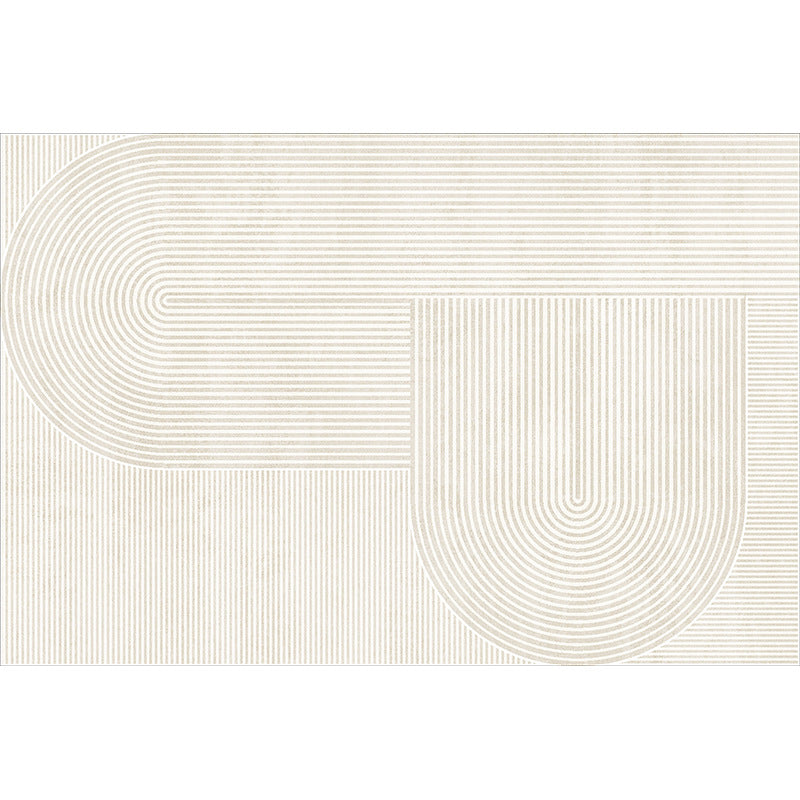 2025 Cream Shag Rug – Modern, Plush, Full Coverage