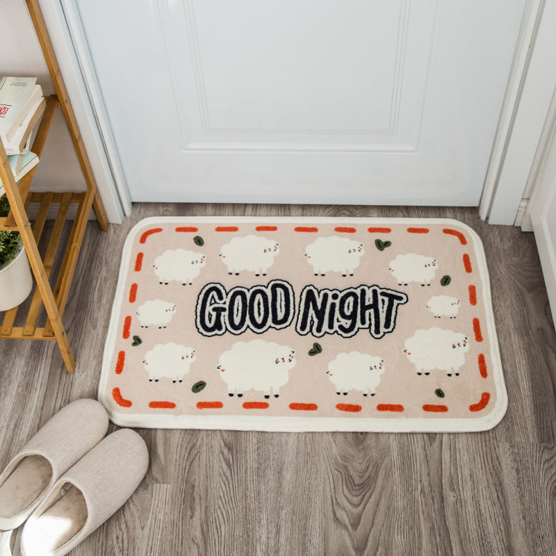 Northern Plush Bath Mat-Hot Absorbent Faux Cashmere Rug