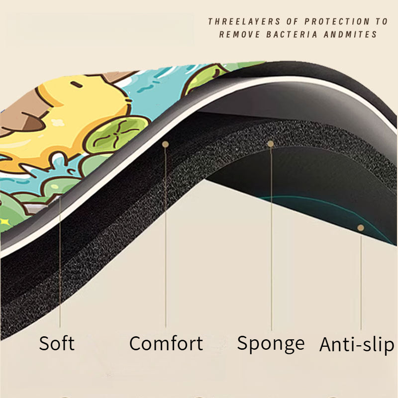 Cute Cartoon Bath Mat – Absorbent & Non-Slip Silica Rug