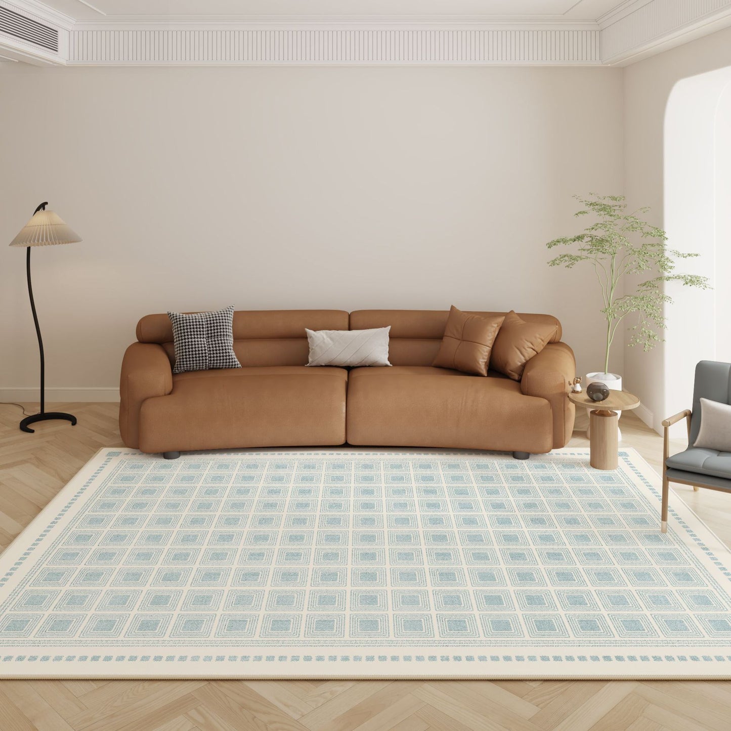 Modern Minimalist Rug – Waterproof, Luxe, Full Coverage Rug