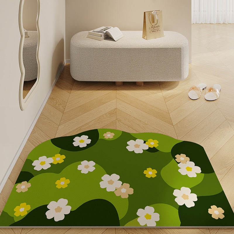 Fresh Leather Entryway Mat – Noise-Reducing, Washable, Customizable Door Mat