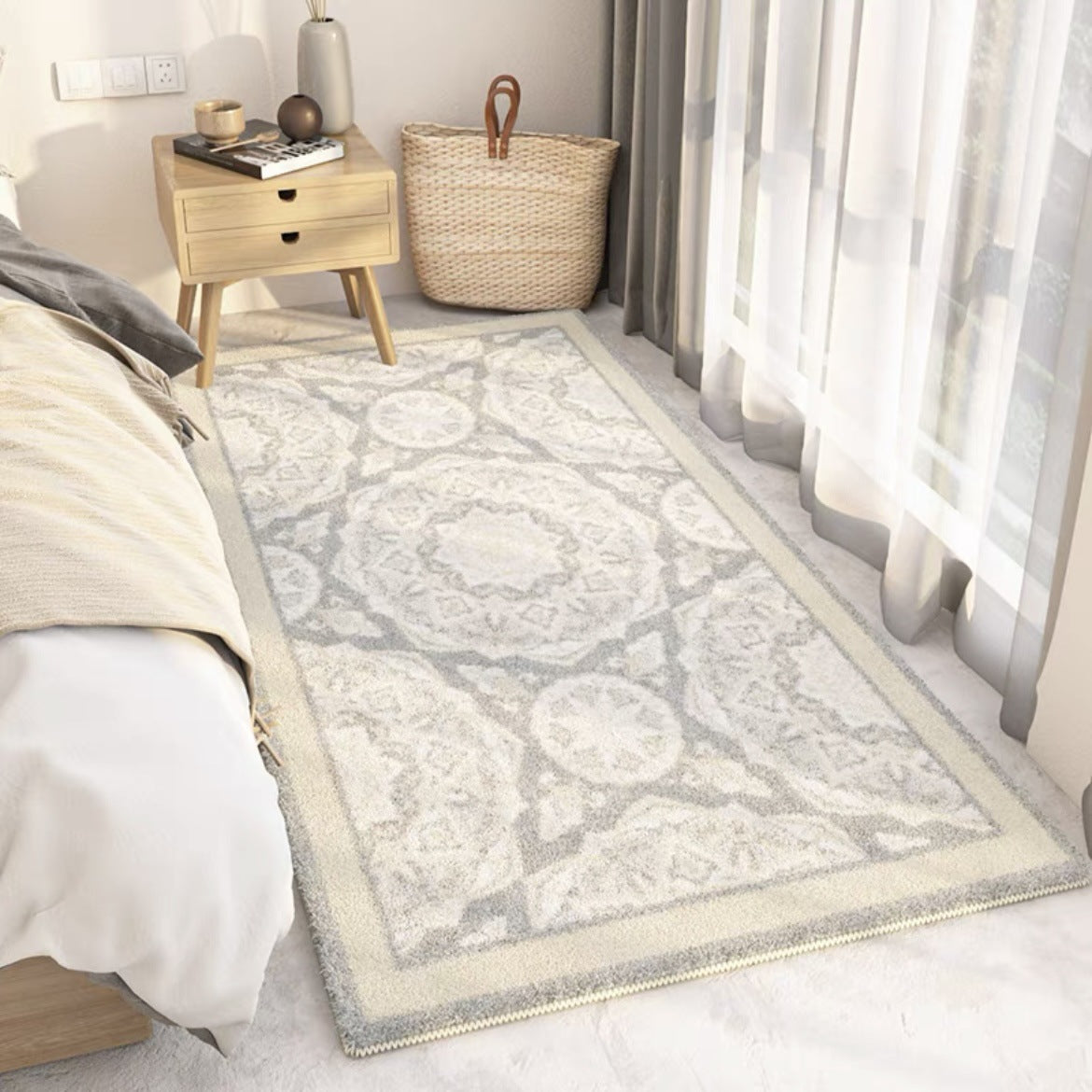 Luxury Lambswool Area Rug – Thickened Non-Slip Carpet for Living Room & Bedroom