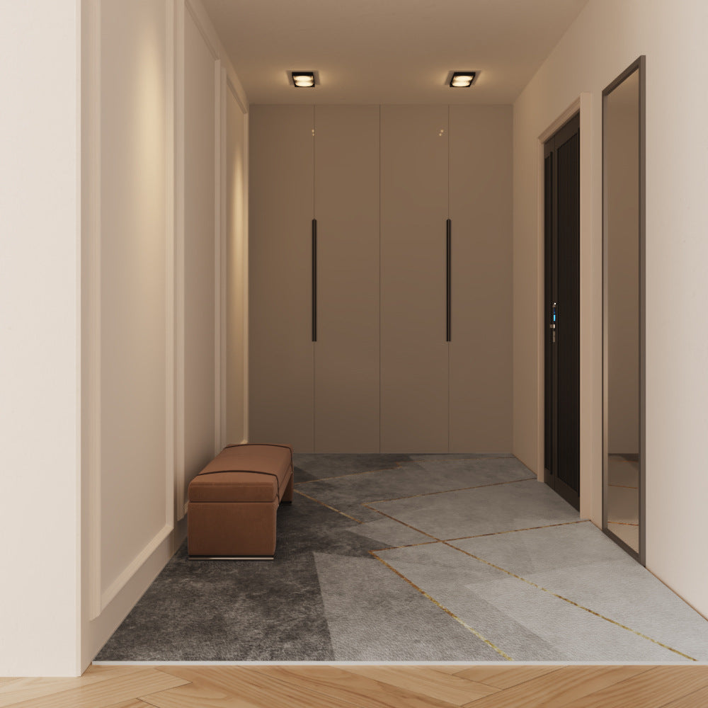 PVC Nordic Style Entryway Door Mat – Customizable Door Carpet for Hallway
