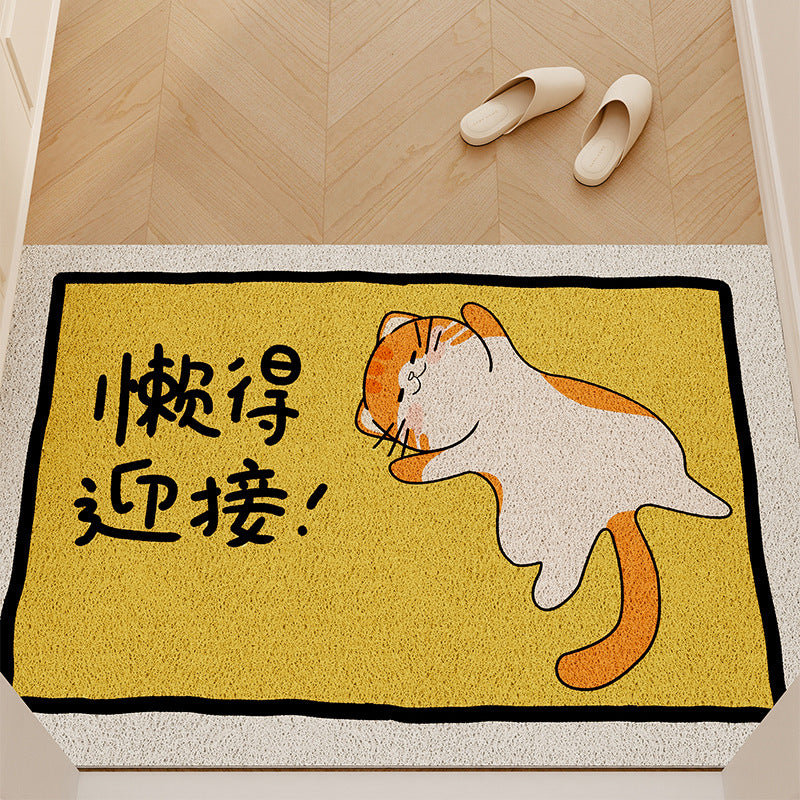 Cute Cartoon Entryway Rug – Non-Slip & Easy-Clean Doormat