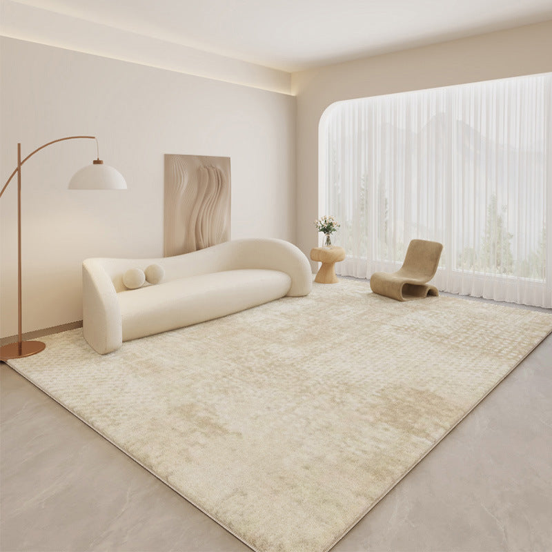 Thickened Cream Lambswool Rug – Living Room & Bedroom Carpet