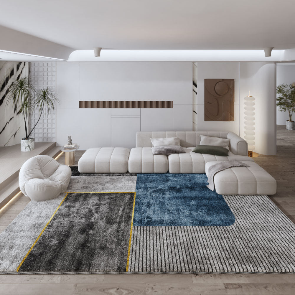 Modern Nordic Rug – Minimalist, Anti-Slip, Full Coverage
