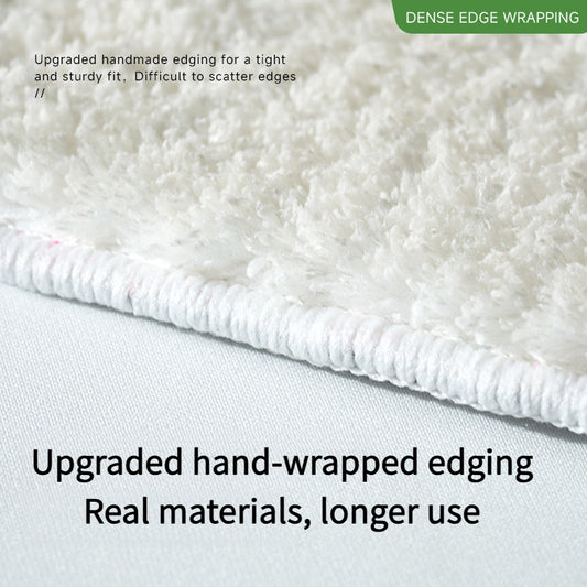 Soft Cartoon Faux Cashmere Rug – Cozy & Durable Kids' Bedroom Mat