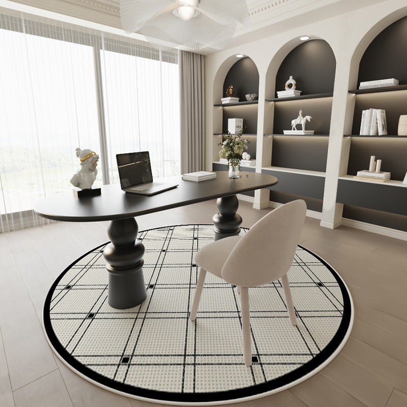 French Round Rug – Anti-Slip, Soundproof, Luxe Rug