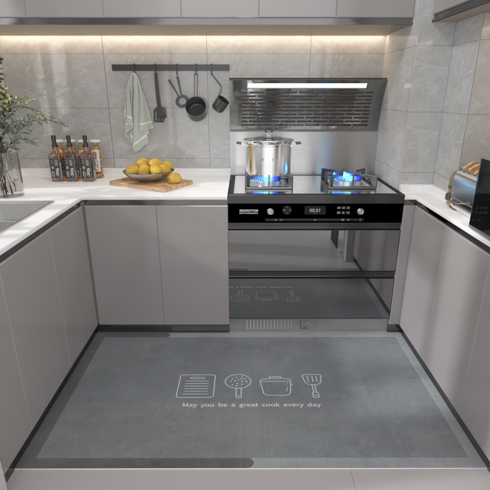 Waterproof Kitchen Mat – Non-Slip Oil-Resistant PVC Floor Rug