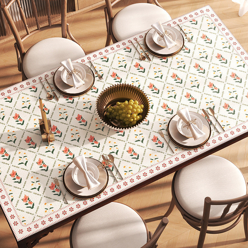 American Leather Table Mat – Waterproof & Oil-Proof Dining Cover