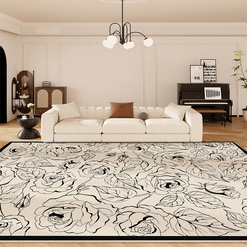 2025 French Vintage Rug – Luxe, Thick, Retro Style