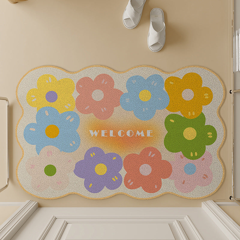 Moss-Style Silk Loop Doormat – Durable & Easy-Clean Entryway Mat