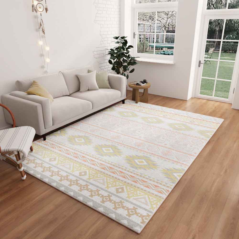 French Retro & Japanese Wabi-Sabi Rug – Nordic Luxury Lambswool Carpet