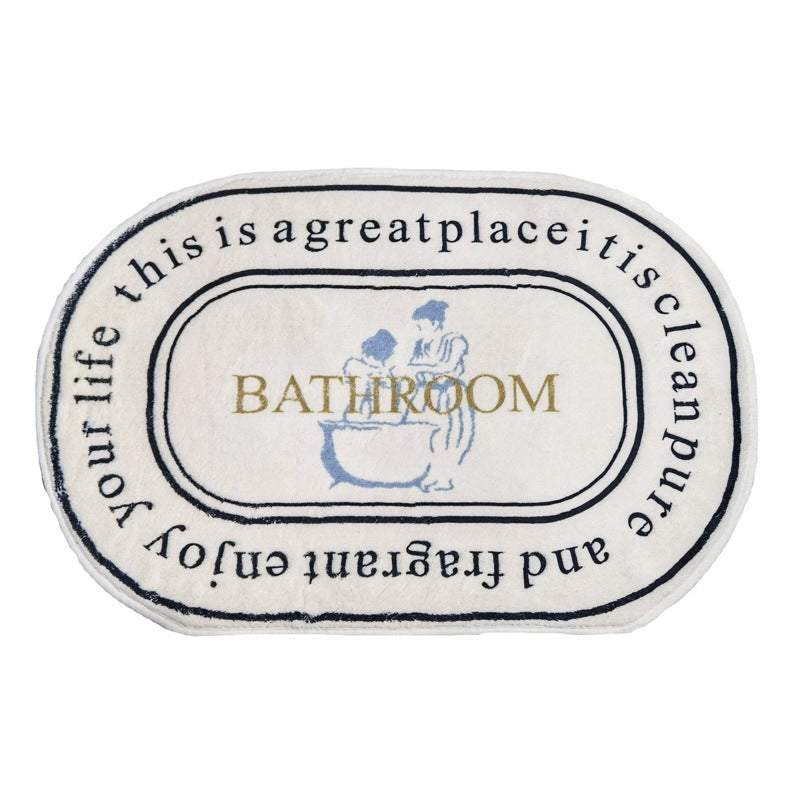 Northern Plush Bath Mat-Hot Absorbent Faux Cashmere Rug