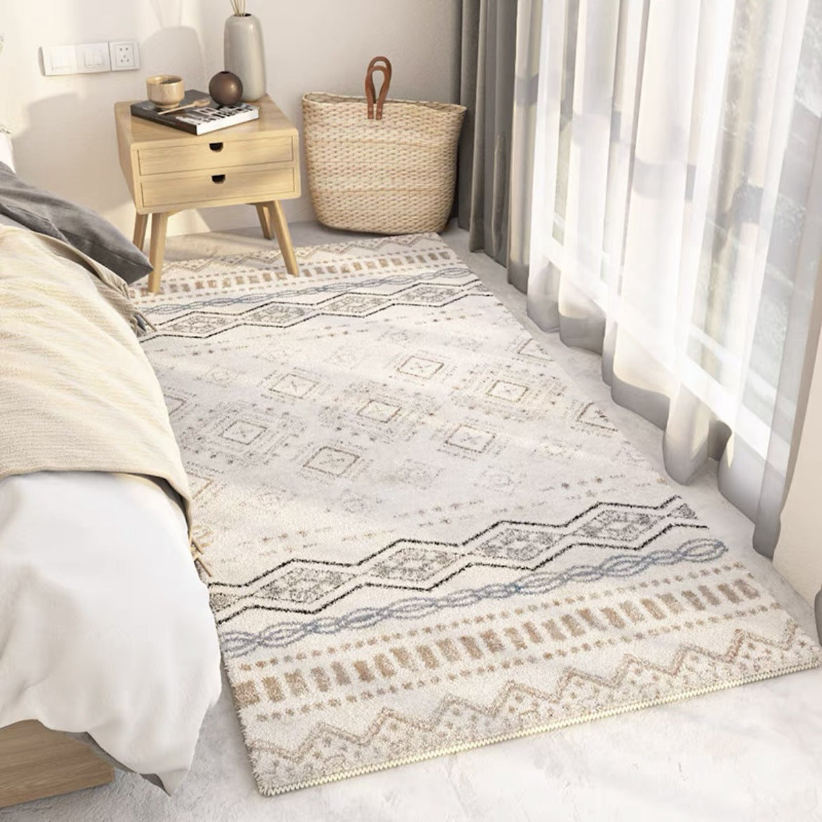 Modern Northern Faux Cashmere Rug-Hot & No-Slip