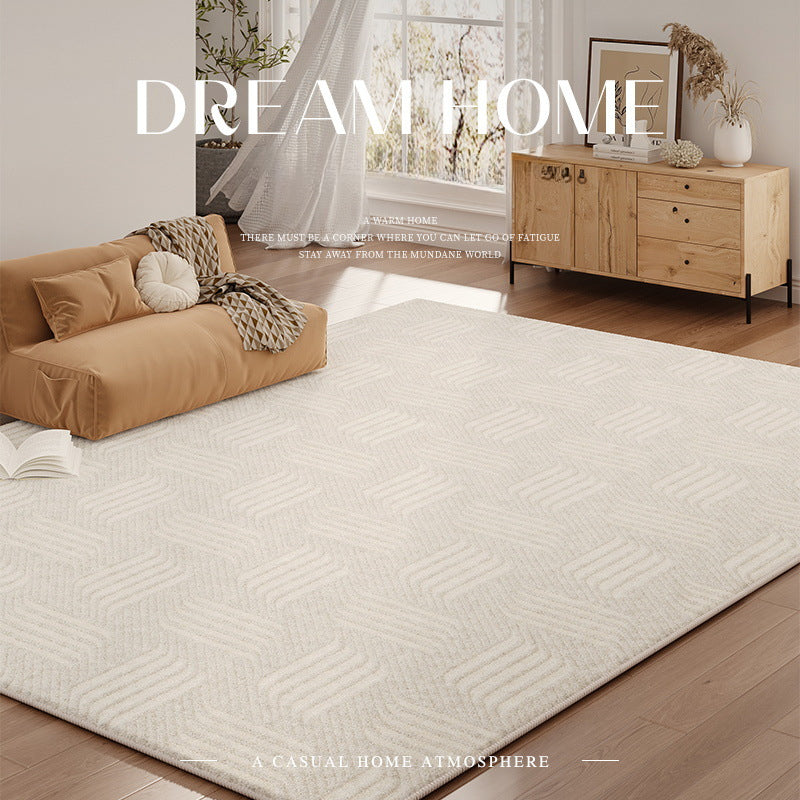Solid Color Living Room Carpet – 2025 New Waterproof, Stain-Resistant