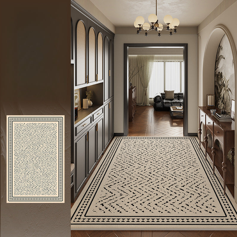 Premium Vintage Entryway Mat – Stain-Resistant, Luxe Rug