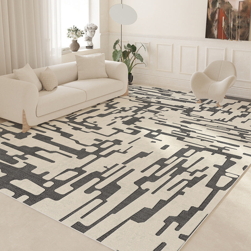 2025 Cream Loop Pile Rug – Minimalist, Full Coverage Rug