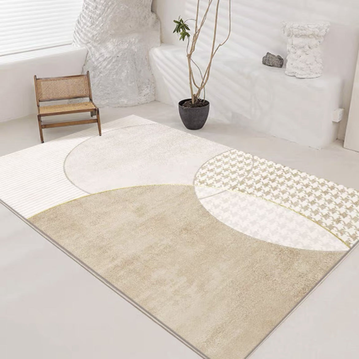 Luxury Lambswool Area Rug – Thickened Non-Slip Carpet for Living Room & Bedroom