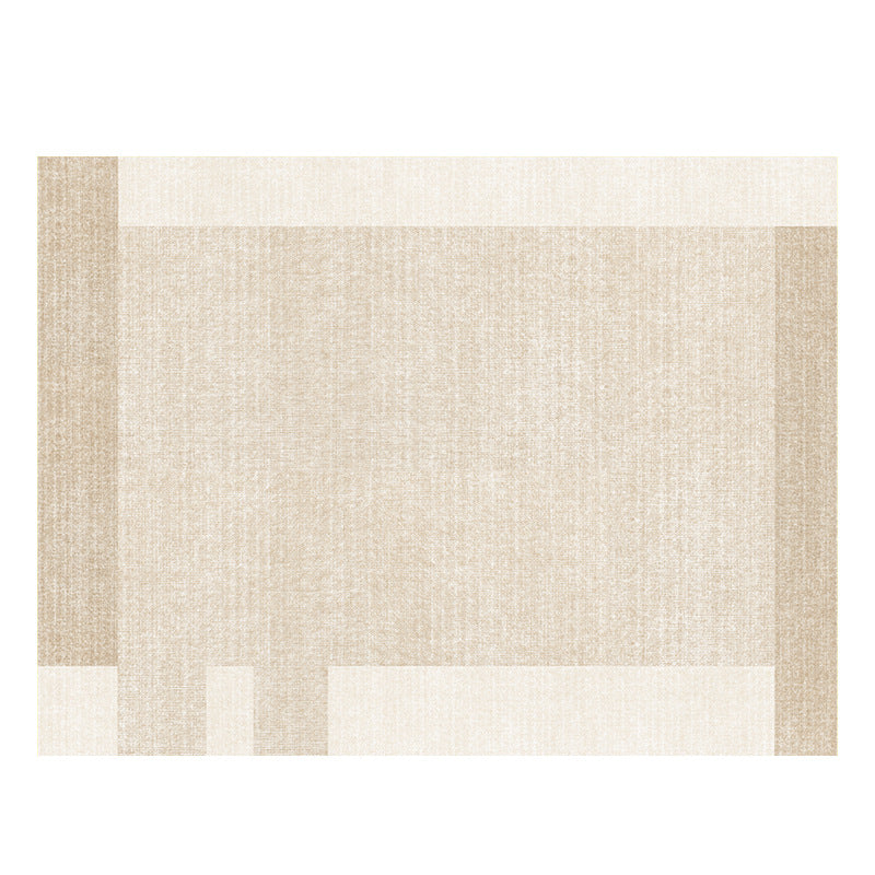 Modern Minimalist Solid Color Rug – Stain-Resistant & Easy-Care Luxury Carpet