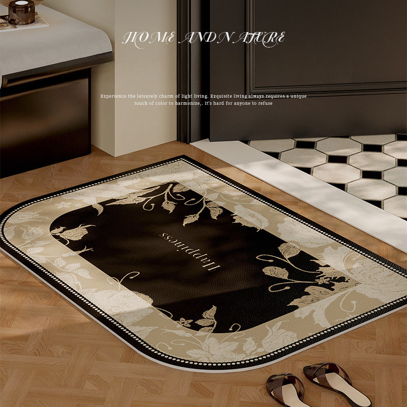 Leather Entryway Rug – Waterproof & Easy to Clean
