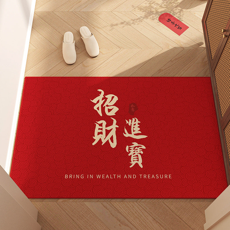 2025 Red Entryway Mat – Durable, Anti-Slip, Stylish