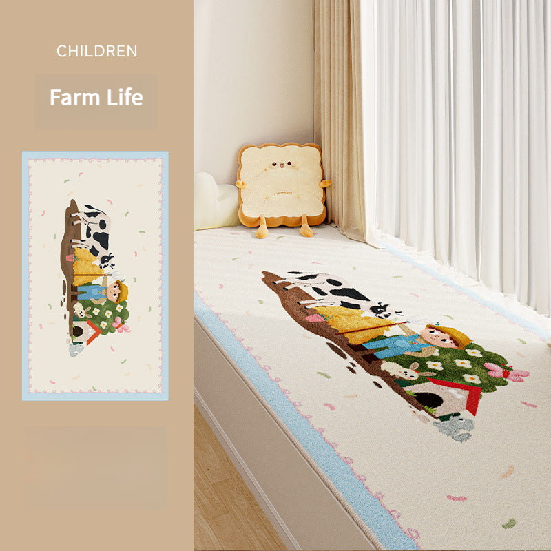Cartoon Bay Window Cushion – 2025 New Style, Machine-Washable