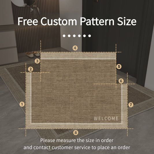 Luxury Entrance Door Mat – Anti-Slip & Dirt-Resistant Rug for Home & Villa