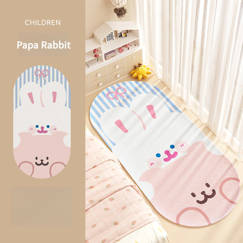 Kids Plush Bedside Rug – Cute, Durable, Thick Rug