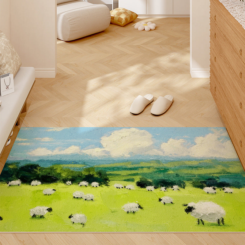 Durable Leather Entry Mat – Customizable PVC Door Mat, Easy Clean