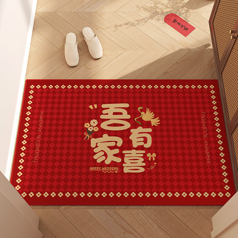 2025 Red Entryway Mat – Durable, Anti-Slip, Stylish