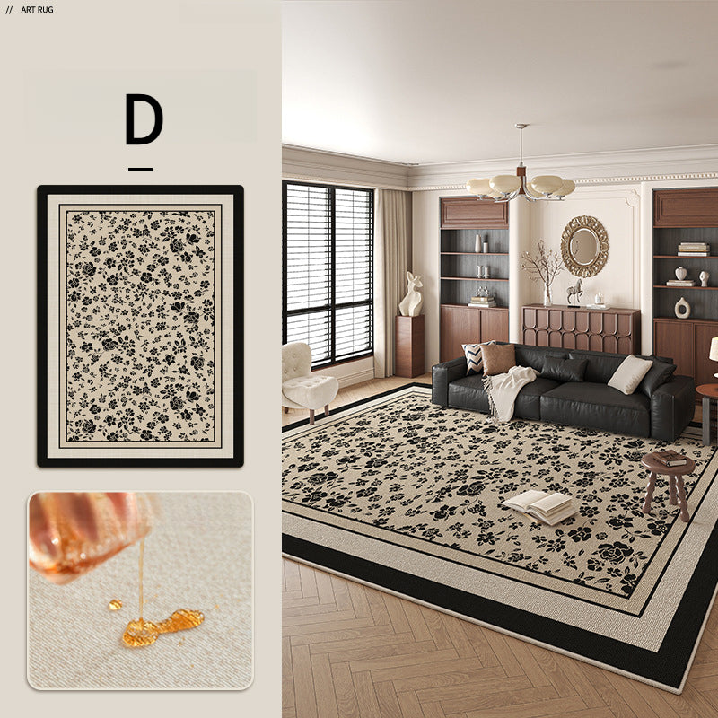 2025 Vintage French Rug – Stain-Resistant, Luxe Rug