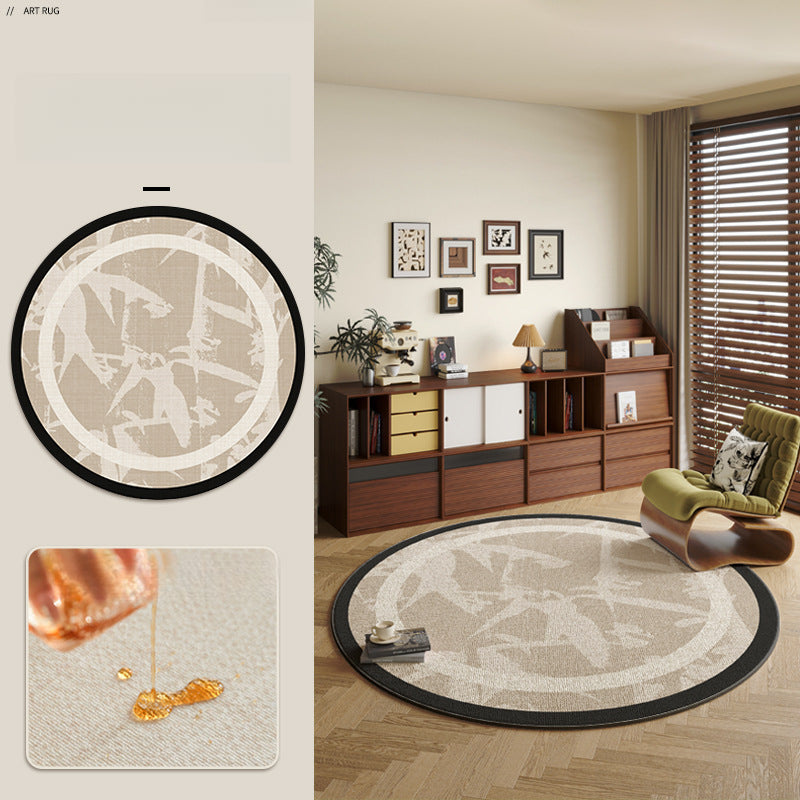 Plush Round Rug – Waterproof, Thick, French-Inspired Rug