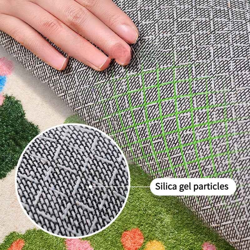 Moss-Inspired Rug – Unique Shape, Plush, Stain-Resistant