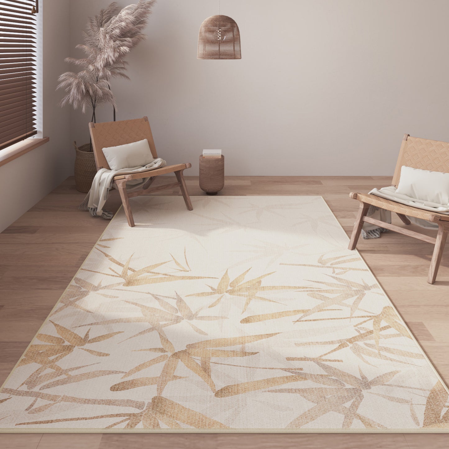 Wabi-sabi living room rug-cream three-proof non-slip carpet
