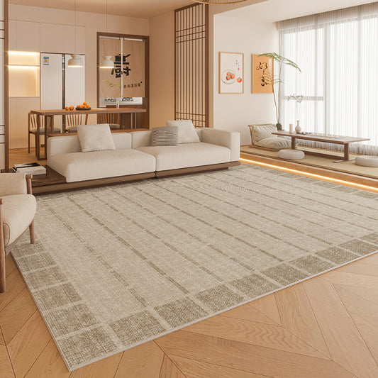 Modern Minimalist Solid Color Rug – Stain-Resistant & Easy-Care Luxury Carpet