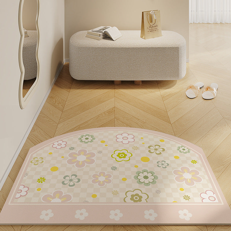 Fresh Leather Entryway Mat – Noise-Reducing, Washable, Customizable Door Mat