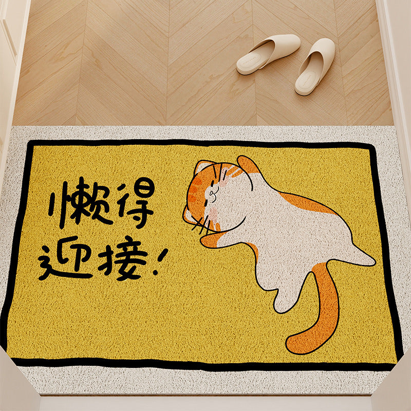 Cute Cartoon Entryway Rug – Non-Slip & Easy-Clean Doormat