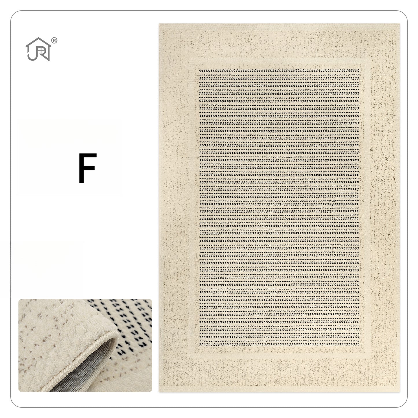 Cream Nordic Rug – Minimalist, Luxe, Wabi-Sabi Inspired