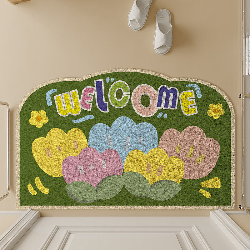 Moss-Style Silk Loop Doormat – Durable & Easy-Clean Entryway Mat