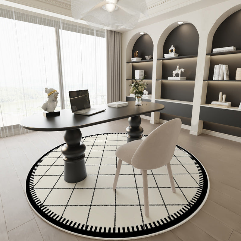 French Round Rug – Anti-Slip, Soundproof, Luxe Rug