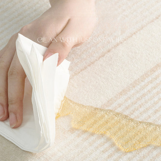 2025 New Cream Loop-Pile Rug – Waterproof & Modern