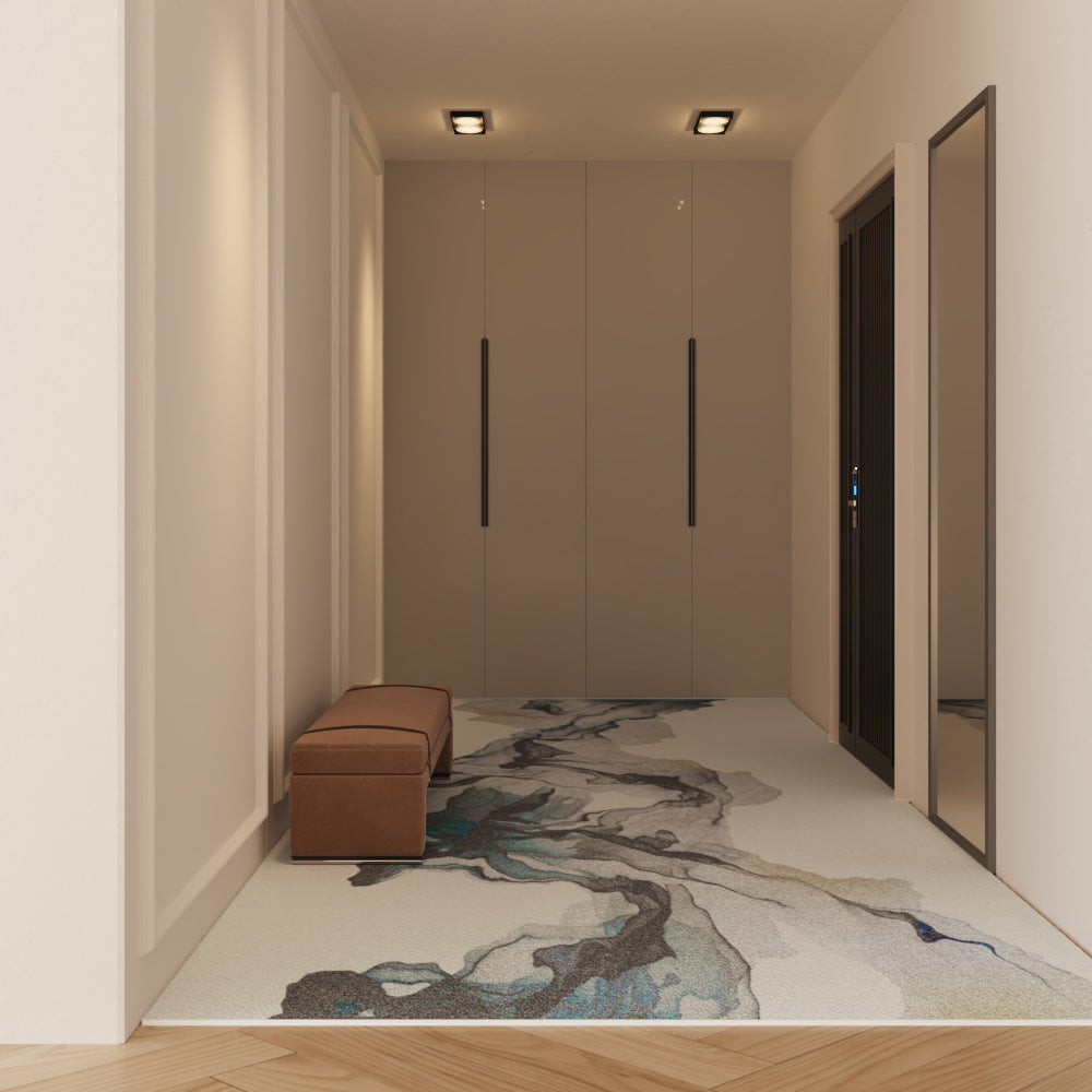 PVC Nordic Style Entryway Door Mat – Customizable Door Carpet for Hallway