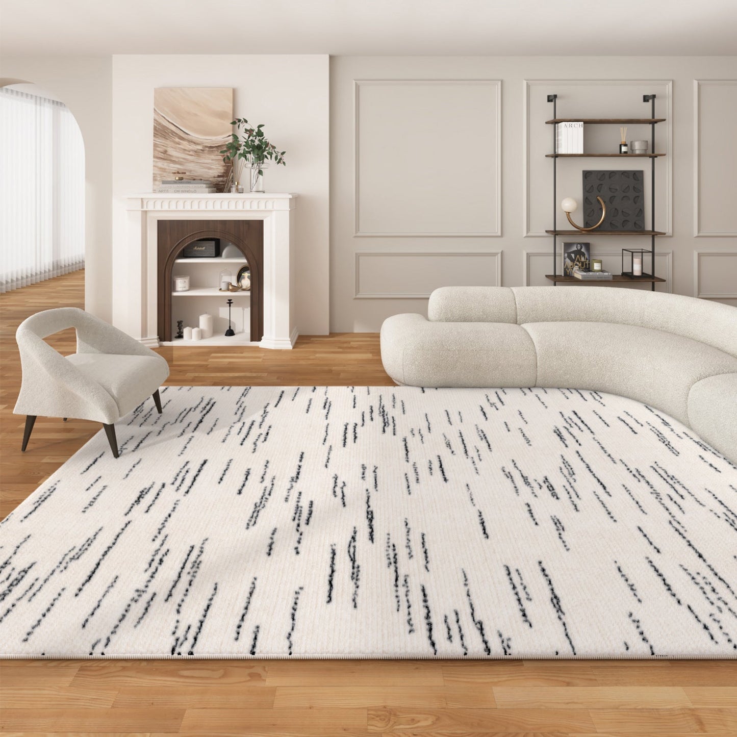 Minimalist Thick Lambswool Rug – Soft & Cozy Floor Mat