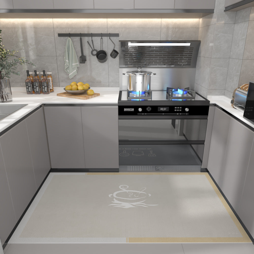Waterproof Kitchen Mat – Non-Slip Oil-Resistant PVC Floor Rug