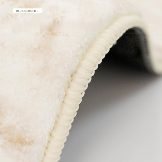 Thickened Cream Lambswool Rug – Living Room & Bedroom Carpet